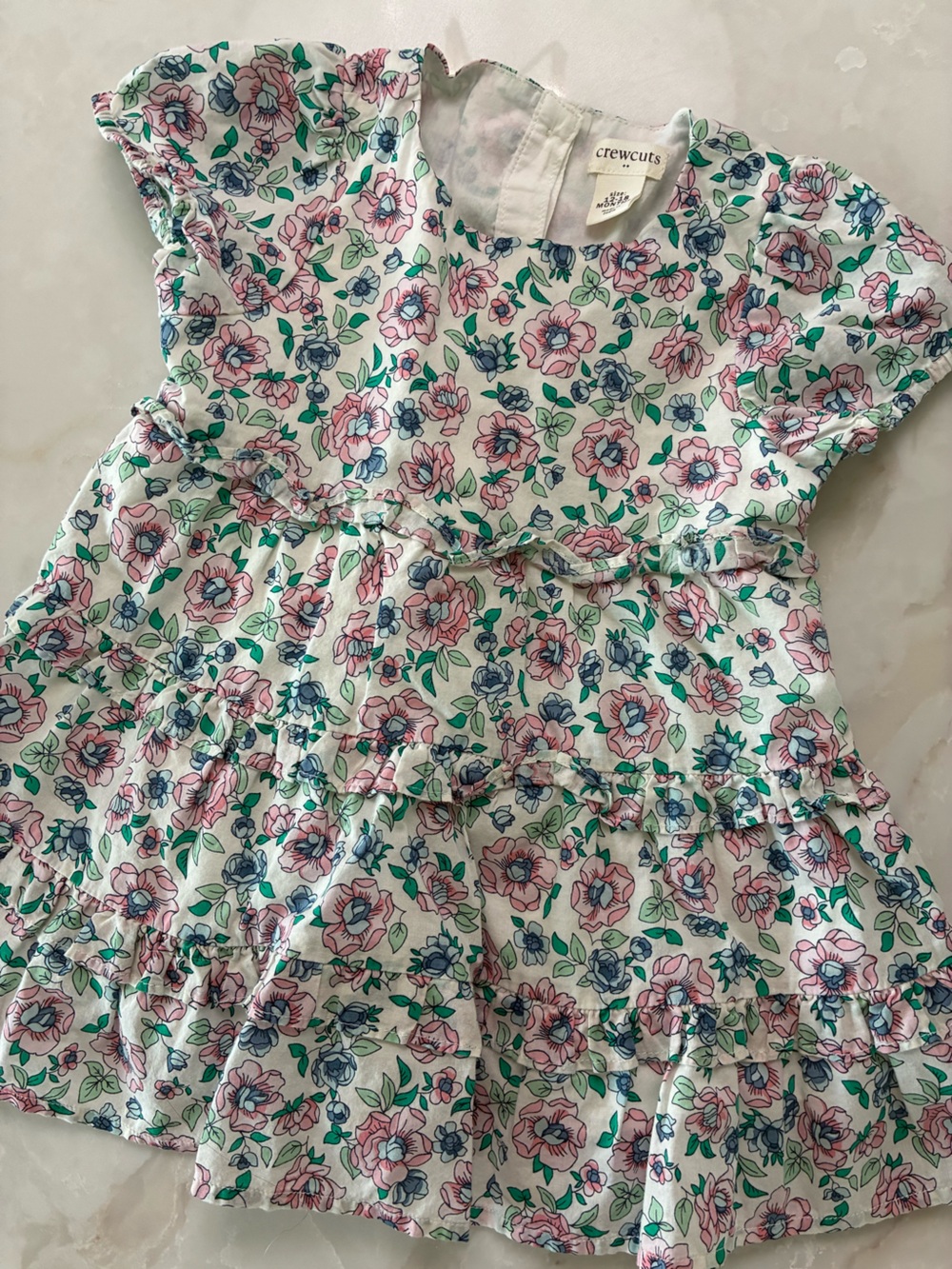 J.Crew Crewcuts Girls' Floral Ruffle Dress